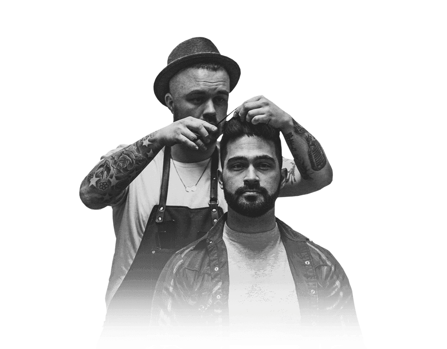 Barber Cutting a Clients Hair