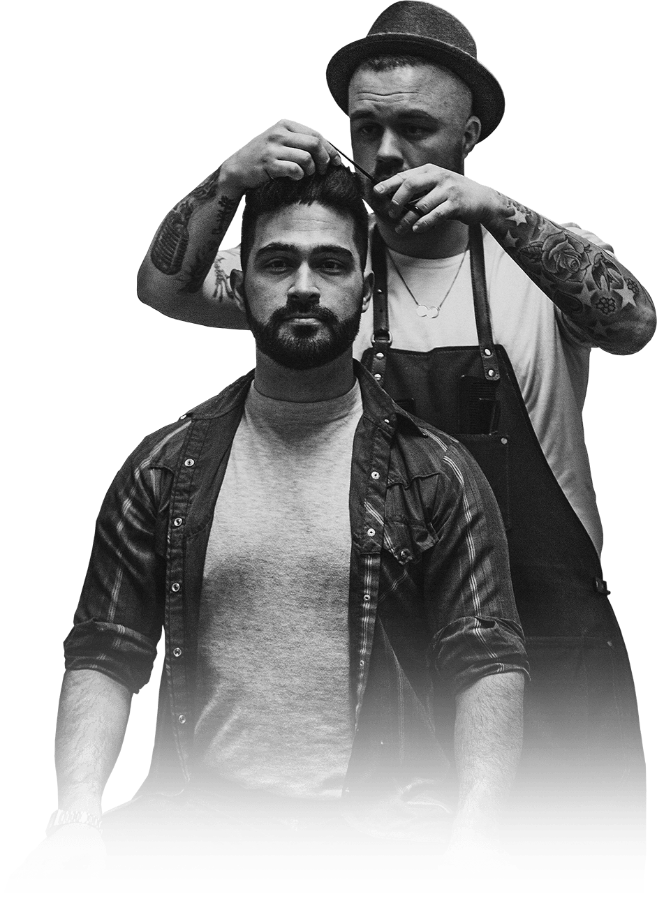 Barber Trimming Client Hair 1