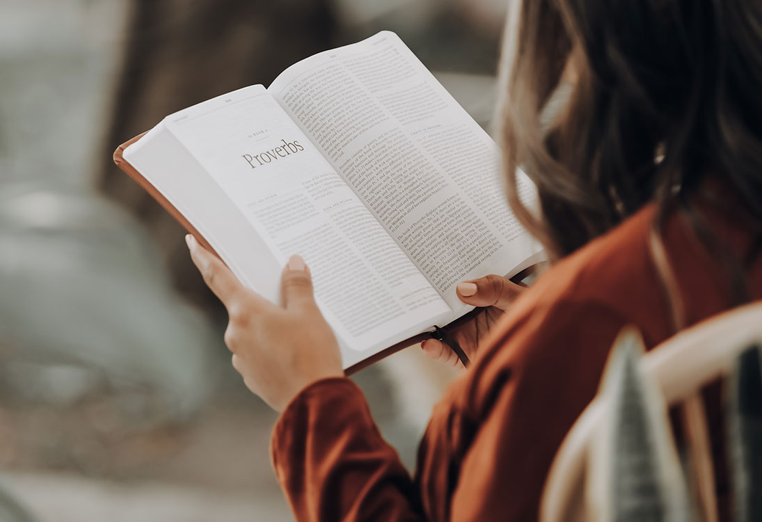 Person Reading Bible