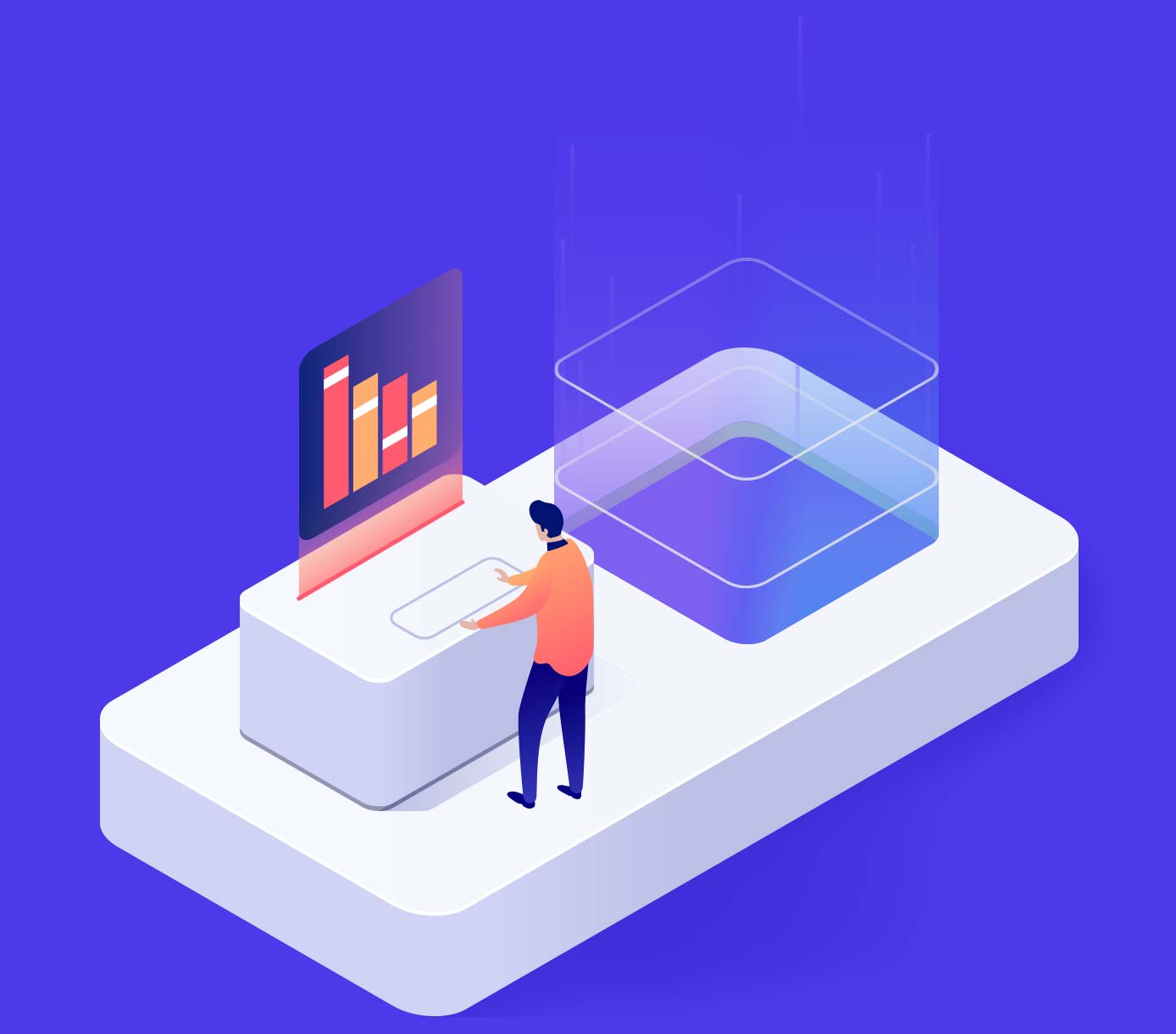 Data Visualization and Cloud Interaction