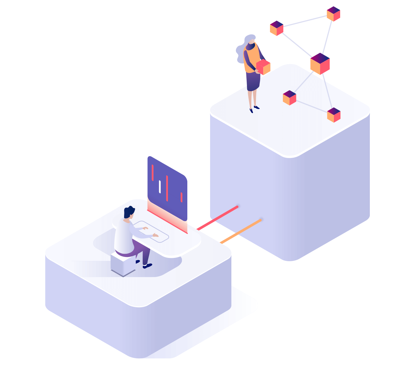 Blockchain and Data Analysis Interaction