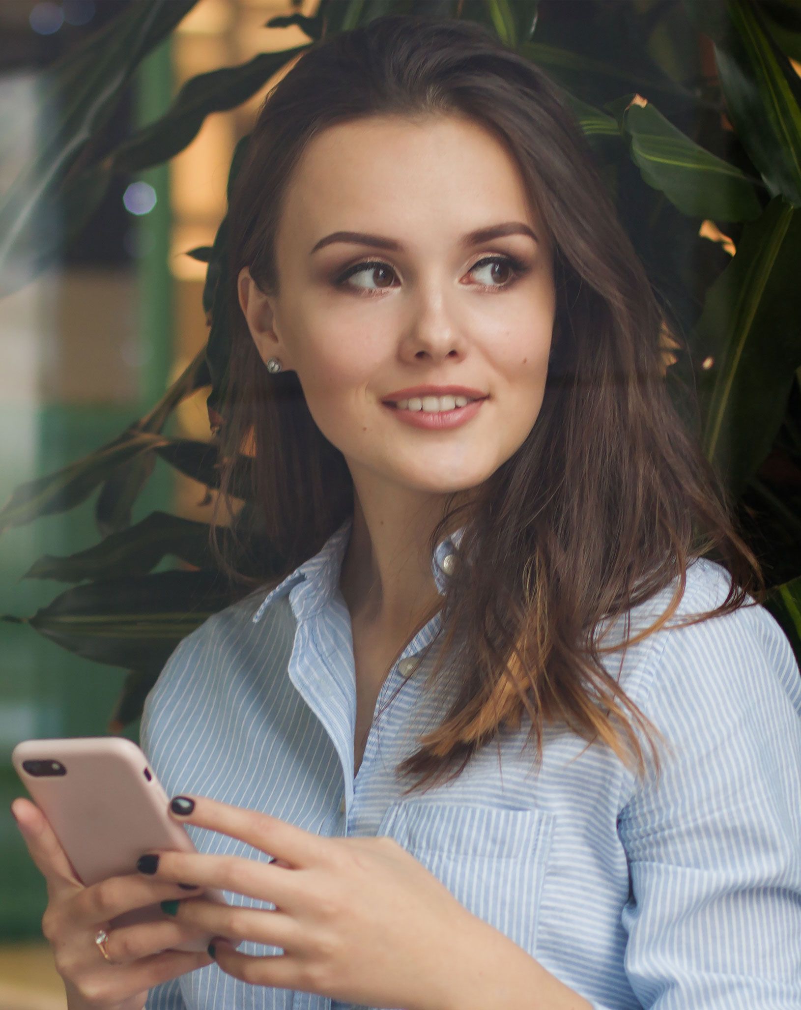 Woman Smiling
