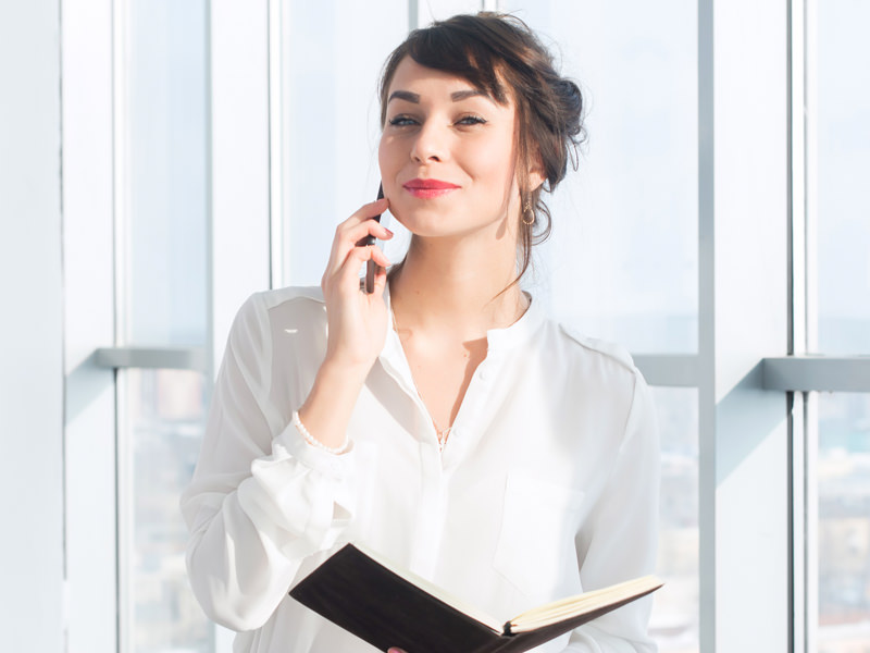 Woman on the Phone
