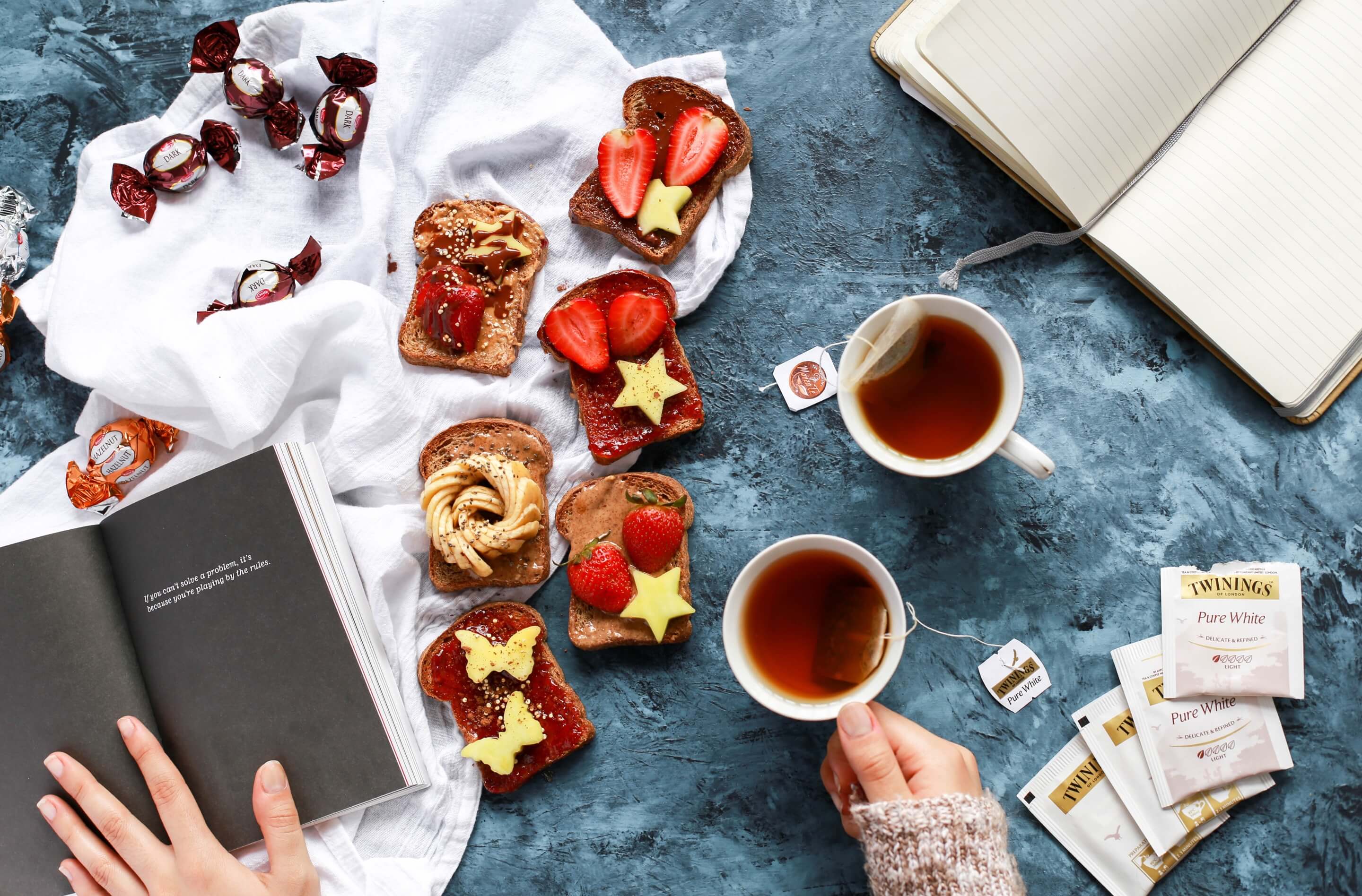 Tea and Toast Morbi vitae purus dictum, ultrices tellus in, gravida lectus.