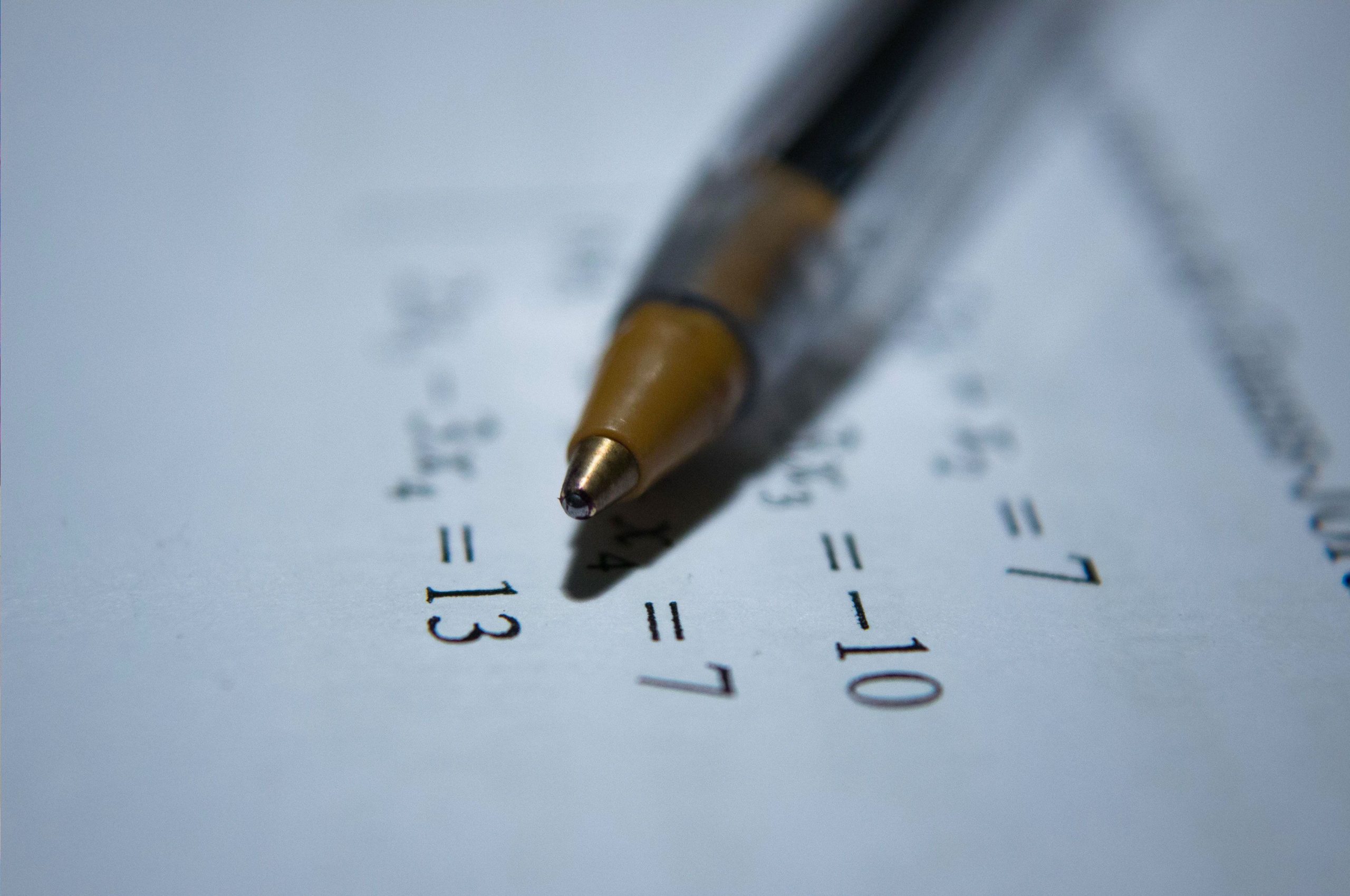 Math Paper and Pen
