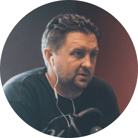 Man Wearing Earphones