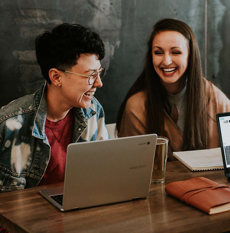 People Laughing in a Meeting