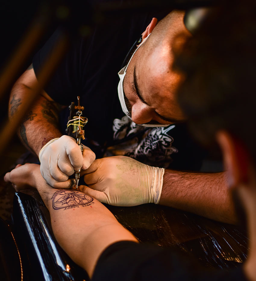 Person Getting a Tattoo 1 Person Getting a Tattoo 1