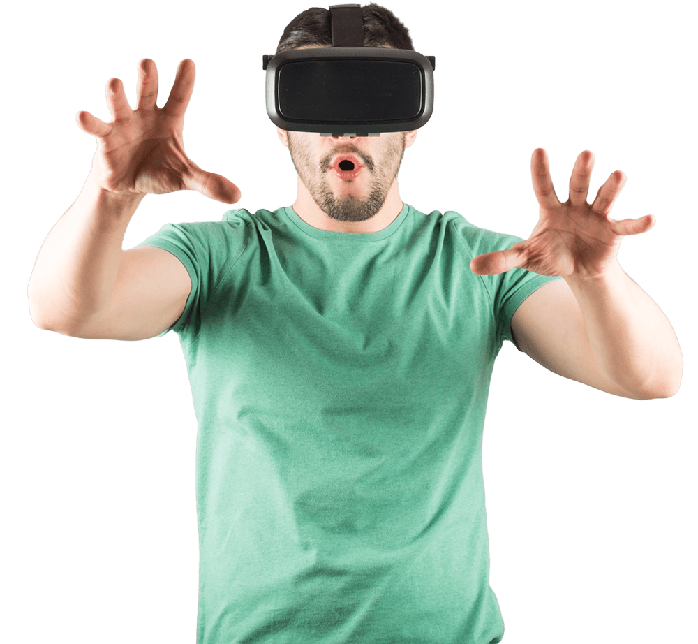 Man with VR Goggles 1